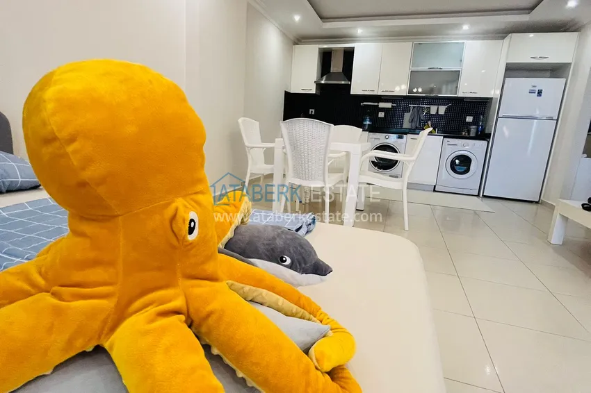 Purchase  Apartment in Avsallar in a complex with a private beach, furnished with sea views  4 