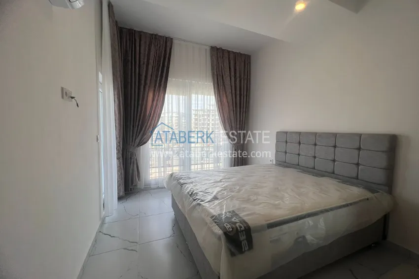 Purchase  Comfort class one-bedroom apartment for rent, on the 9th floor with sea and city views in Avsallar No. 96 4 