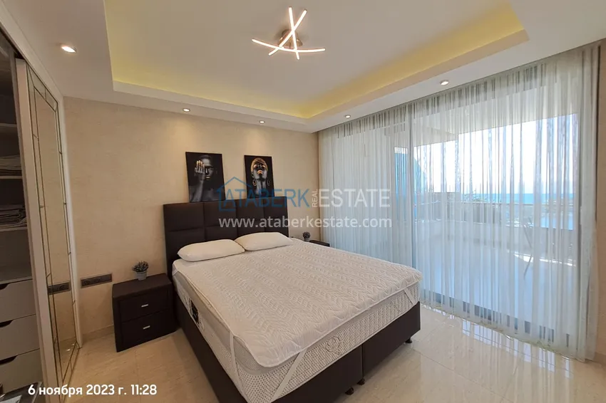 Purchase  1+1 turnkey apartment 92 m2 with open sea view in a residence with a hotel concept — Konakli, Alanya 4 