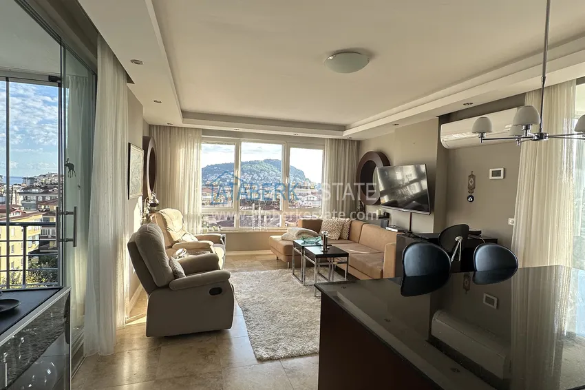 Purchase  Apartment in the center of Alanya, furnished with panoramic views of the sea and the fortress 4 