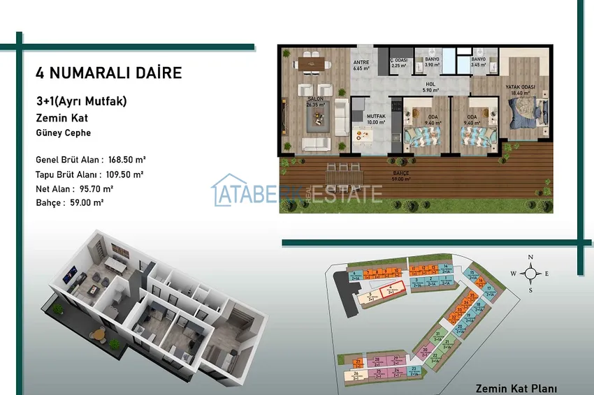 Buy cheap The new premium complex project is the one-of-a-kind main “skyscraper” of Altintash district, Antalya 6 