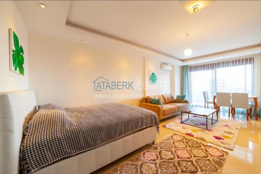 Purchase Furnished studio apartments in a prestigious residential complex - Cikcilli district, Alanya 4 