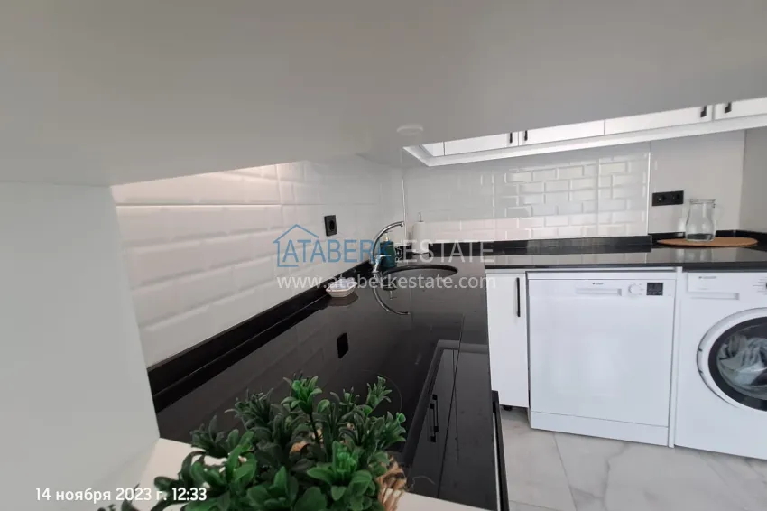 Purchase Furnished 1+1 apartment with mountain views, Avsallar district — Alanya 4