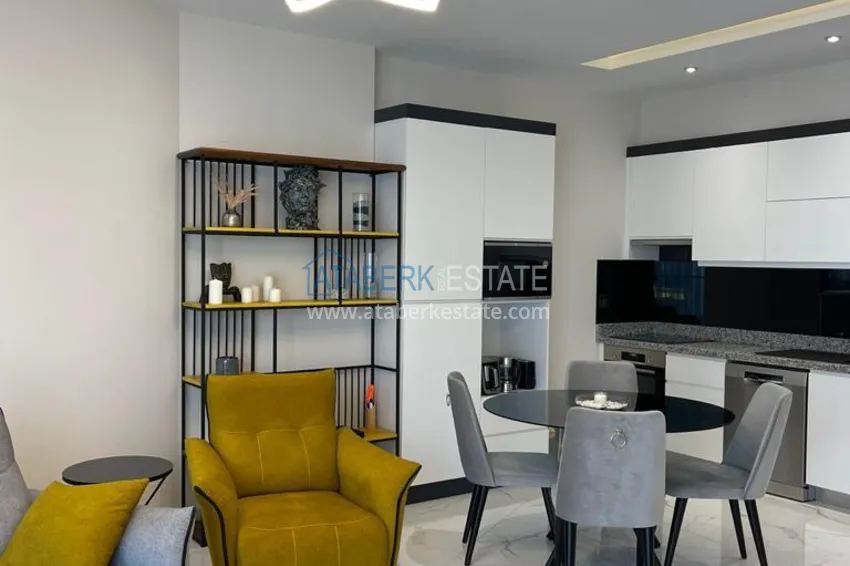 Purchase  Furnished 1+1 apartment in a complex on the seafront — Alanya, Kargicak district 4 