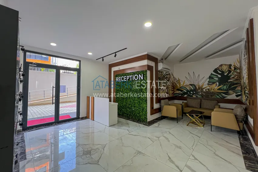 Finished 1+1 apartment in a new building, Avsallar district — Alanya 14 