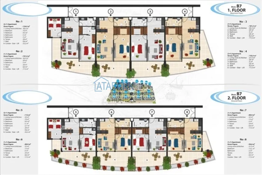 Buy cheap 1+1 turnkey apartment 92 m2 with open sea view in a residence with a hotel concept — Konakli, Alanya 2 