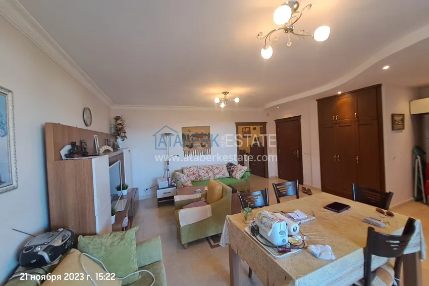 Purchase  Real estate for residence permit. Apartment with furniture and glazed balcony in Tosmur - Alanya 5 