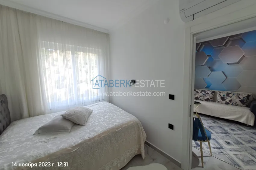 Purchase Furnished 1+1 apartment with mountain views, Avsallar district — Alanya 5