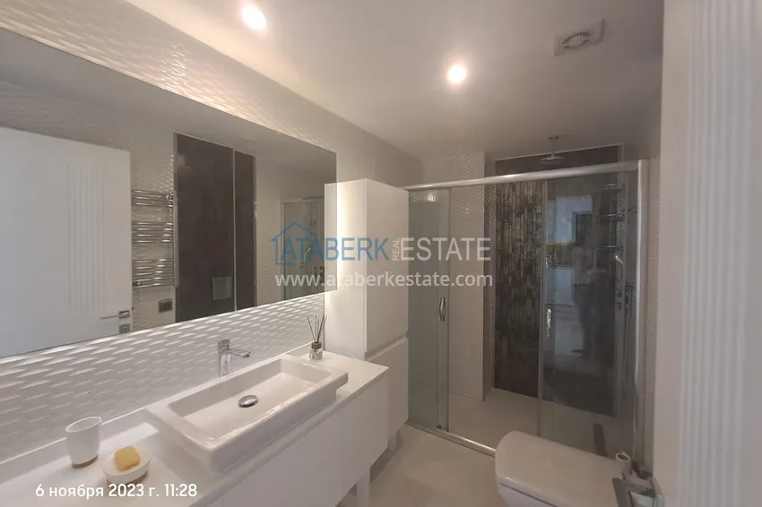 Purchase  1+1 turnkey apartment 92 m2 with open sea view in a residence with a hotel concept — Konakli, Alanya 6 