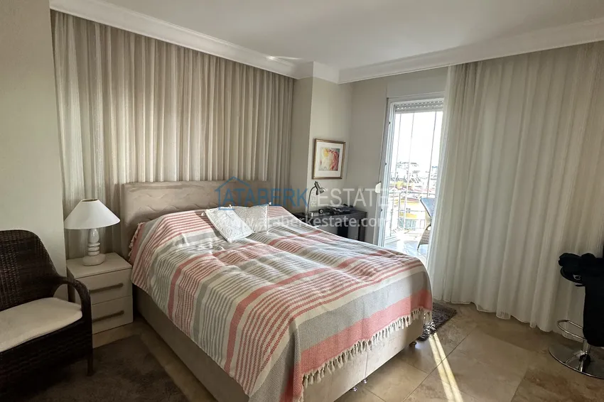 Purchase  Apartment in the center of Alanya, furnished with panoramic views of the sea and the fortress 7 