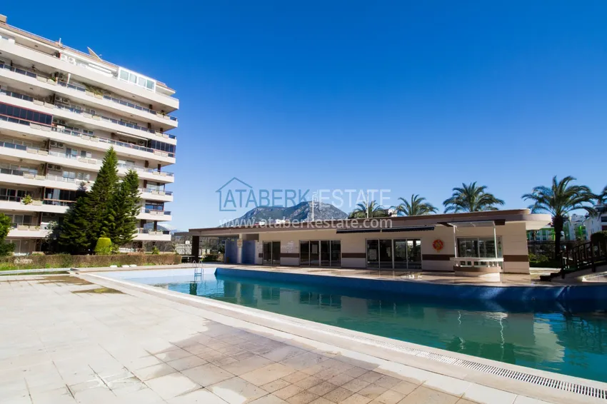 Real estate for residence permit. Apartment with furniture and glazed balcony in Tosmur - Alanya 7 