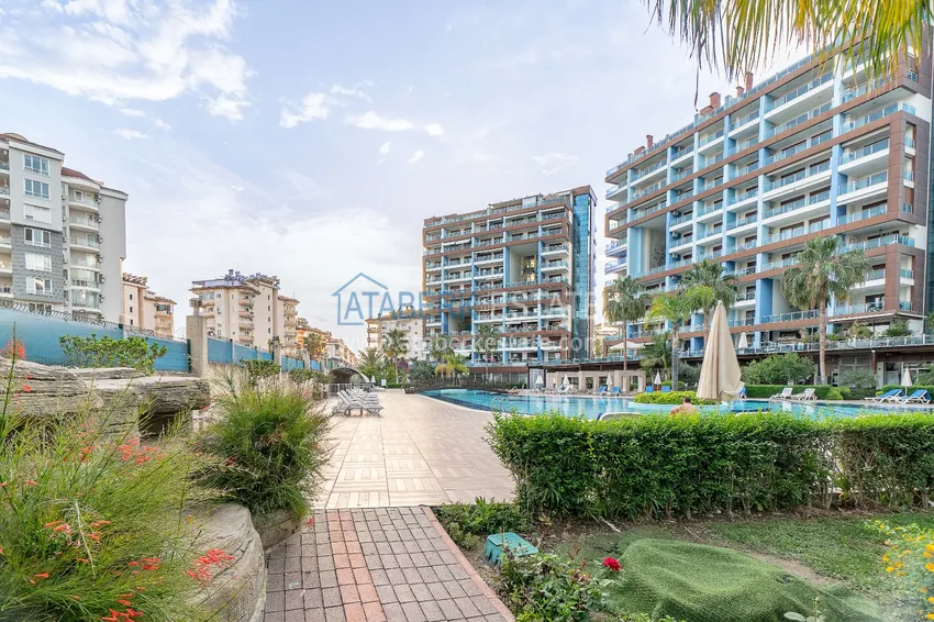 Furnished studio apartments in a prestigious residential complex - Cikcilli district, Alanya 8 