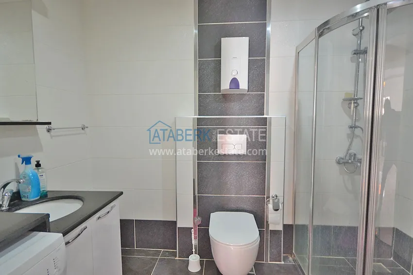 Purchase Furnished 1+1 apartment with side sea view, Kestel district — Alanya 6 