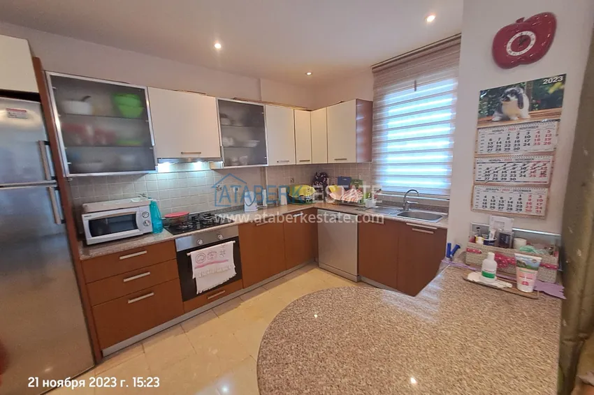 Purchase  Real estate for residence permit. Apartment with furniture and glazed balcony in Tosmur - Alanya 6 