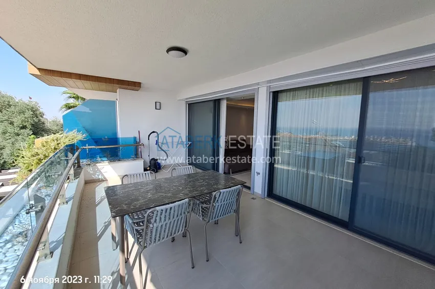 Purchase  1+1 turnkey apartment 92 m2 with open sea view in a residence with a hotel concept — Konakli, Alanya 7 