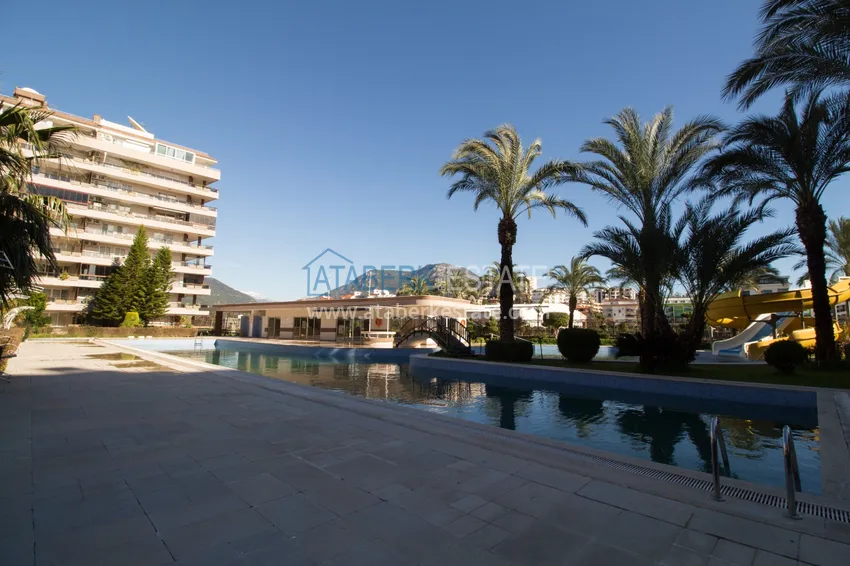 Real estate for residence permit. Apartment with furniture and glazed balcony in Tosmur - Alanya 8 