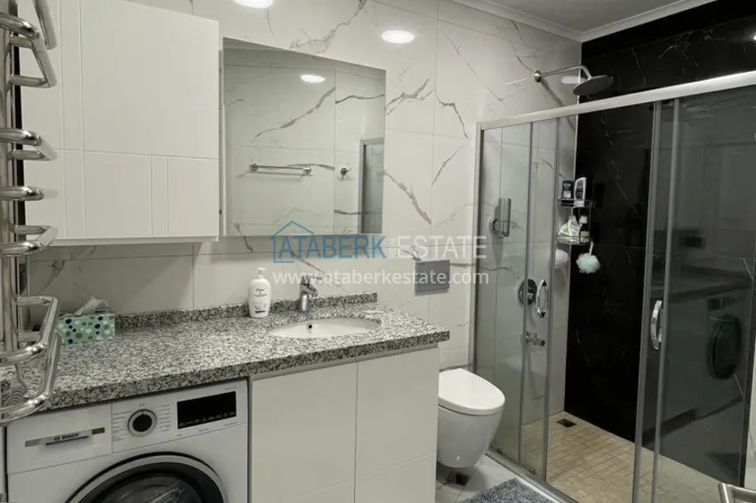 Purchase  Furnished 1+1 apartment in a complex on the seafront — Alanya, Kargicak district 7 