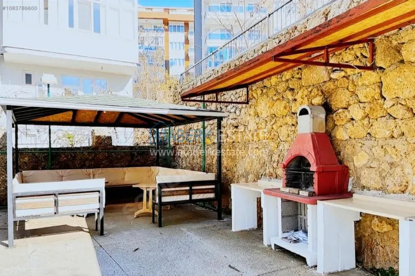 Three-room furnished apartment with mountain views in the Tosmur area. 8 