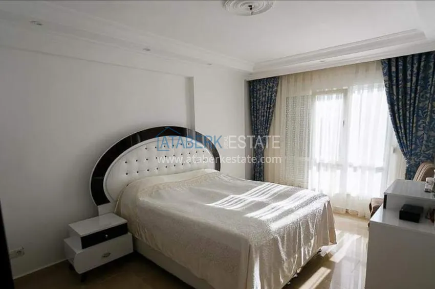 Purchase  Three-room furnished apartment with mountain views in the Tosmur area. 9 