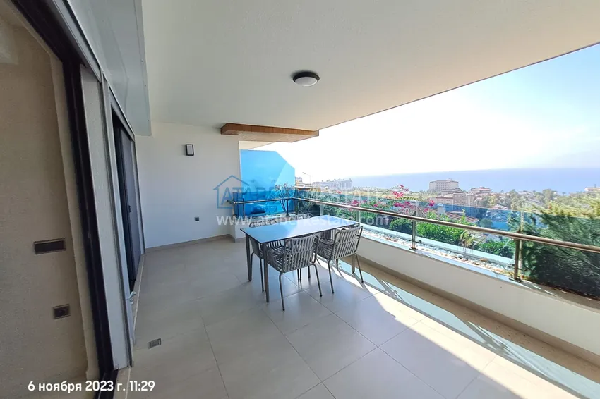 Purchase  1+1 turnkey apartment 92 m2 with open sea view in a residence with a hotel concept — Konakli, Alanya 8 