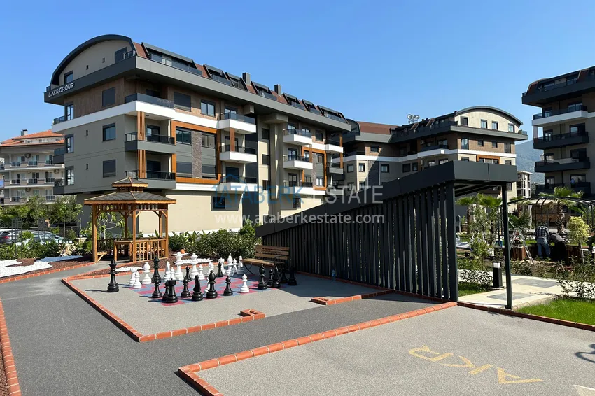 3+1 apartment from the owner with new furniture in a new building - Oba district, Alanya 8 