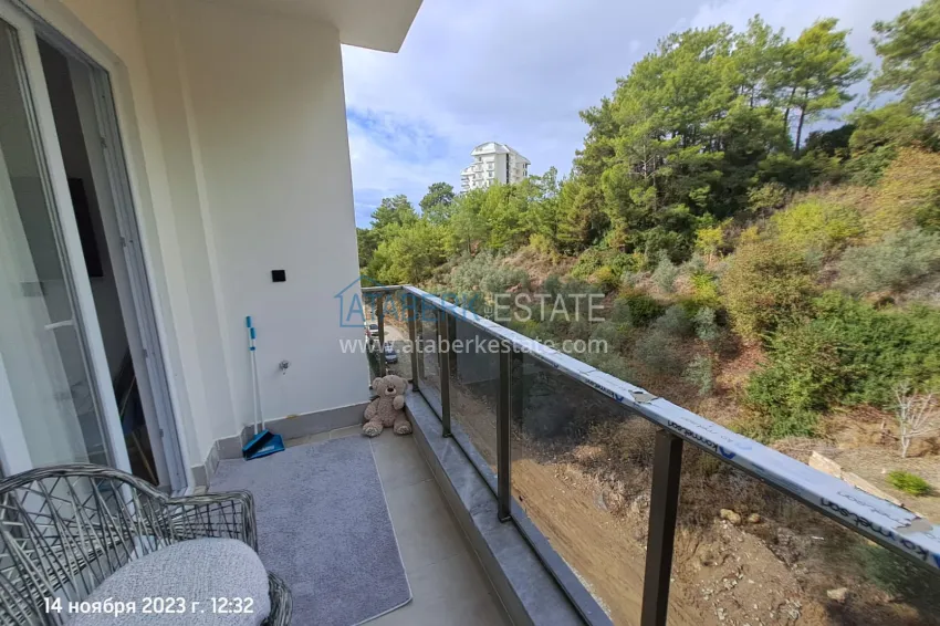 Purchase Furnished 1+1 apartment with mountain views, Avsallar district — Alanya 8