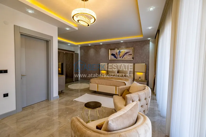 Purchase  Property for citizenship! Detached luxury villa with stunning views in Kargicak area 8 