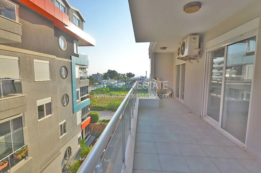 Purchase Furnished 1+1 apartment with side sea view, Kestel district — Alanya 8 