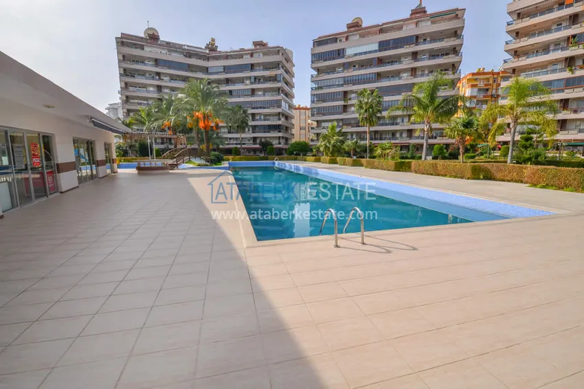 Real estate for residence permit. Apartment with furniture and glazed balcony in Tosmur - Alanya 10 