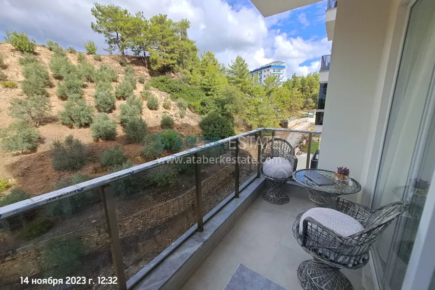 Purchase Furnished 1+1 apartment with mountain views, Avsallar district — Alanya 9