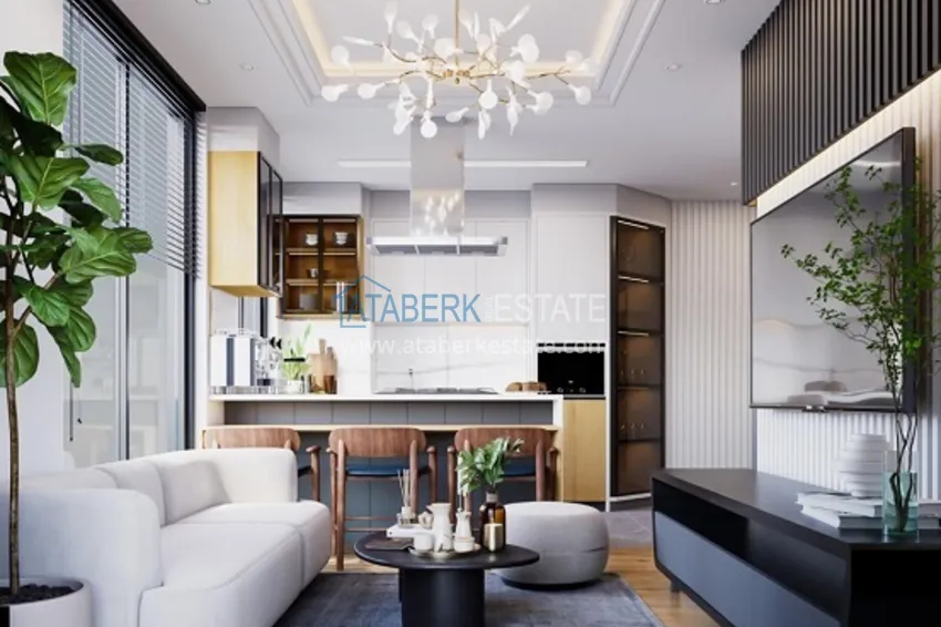 Purchase  1+1 apartments in a new residential complex 400 meters from the sea in the Arpachbakhshish — Mersin area 1 