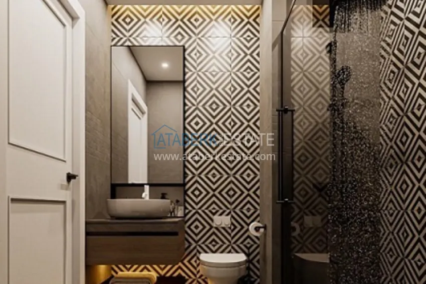 Purchase  1+1 apartments in a new residential complex 400 meters from the sea in the Arpachbakhshish — Mersin area 12 