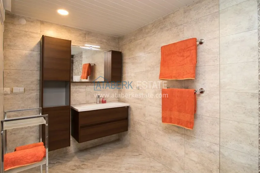 Purchase  Real estate for residence permit. Duplex 3+2 with furniture, just 300 meters from the sea, Oba area - Alanya 10 