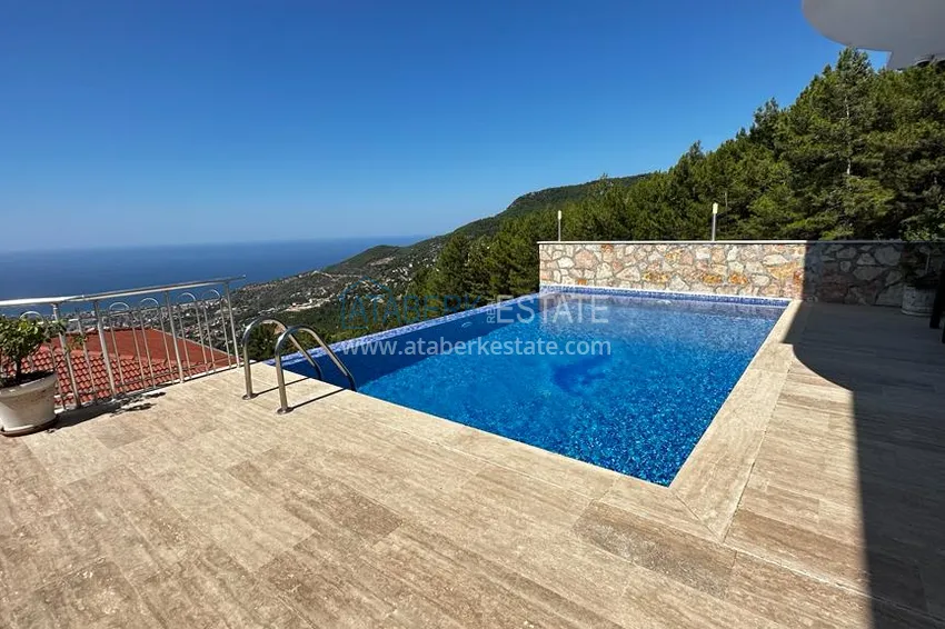 Real estate for residence permit. Villa in Alanya with furniture and stunning views 10 