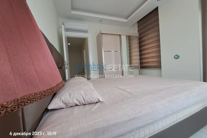 Purchase 2+1 reverse duplex with sea and mountain views in an ultra-luxury complex with a private beach, Kestel district — Alanya 11