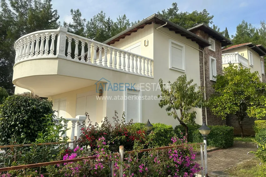 Real estate for residence permit! Furnished villa in a mountain cottage complex - Alanya 12 