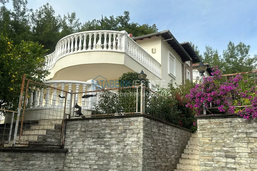 Real estate for residence permit! Furnished villa in a mountain cottage complex - Alanya 13 