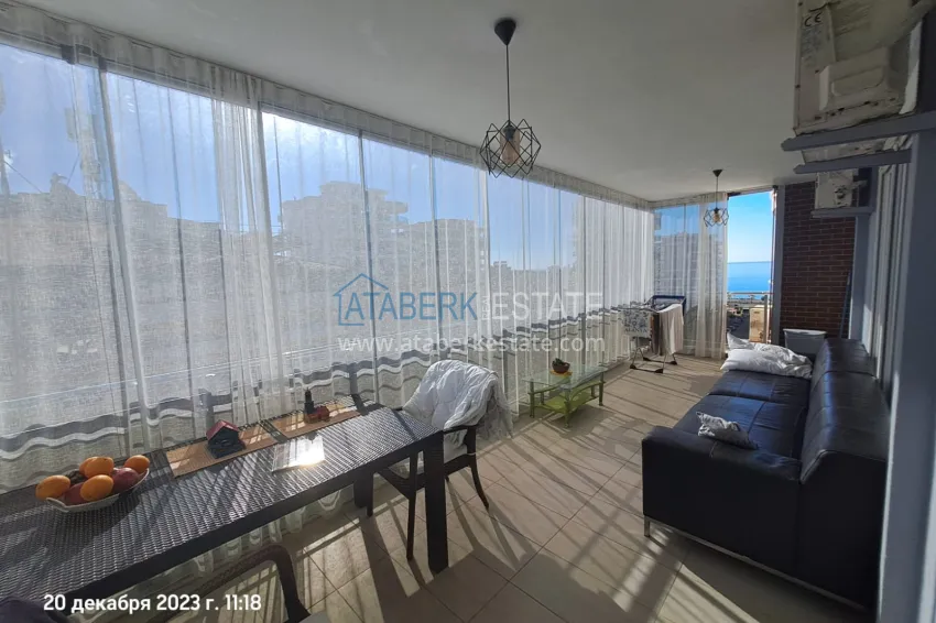 Purchase Two-bedroom apartment with furniture, sea and mountain views 250 meters from the coast — Mahmutlar district 12 