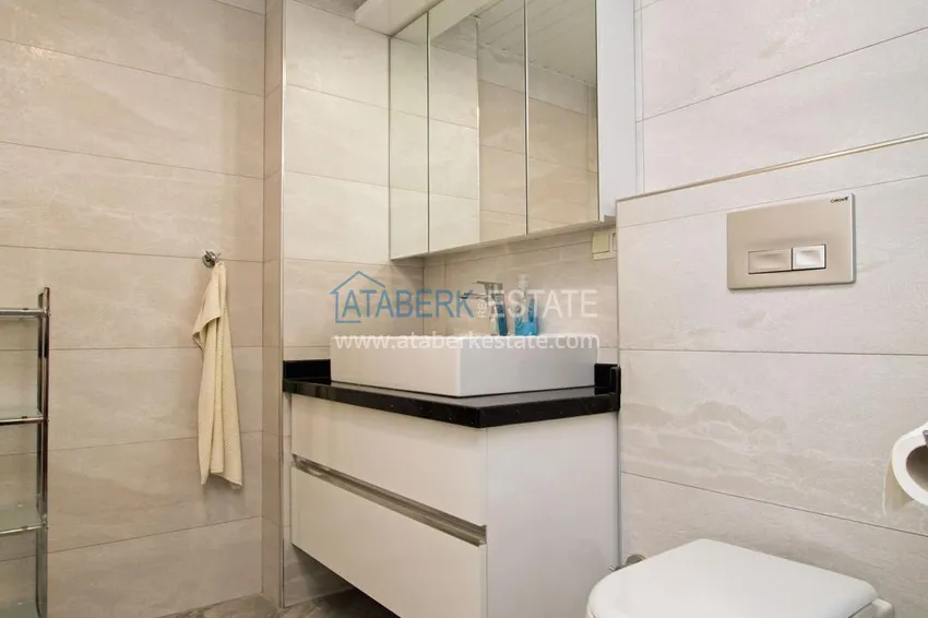 Purchase  Real estate for residence permit. Duplex 3+2 with furniture, just 300 meters from the sea, Oba area - Alanya 13 