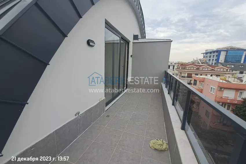 Purchase Duplex penthouse in the center of Alanya, Cleopatra beach area 200 meters 14