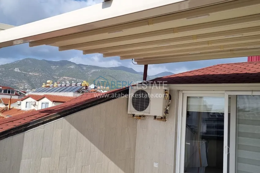 Purchase  Real estate for residence permit. Duplex 3+2 with furniture, just 300 meters from the sea, Oba area - Alanya 15 