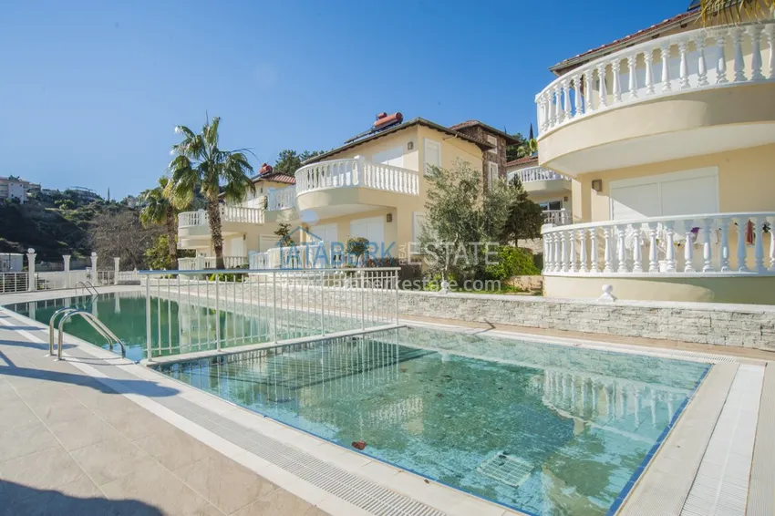 Real estate for residence permit! Furnished villa in a mountain cottage complex - Alanya 4 