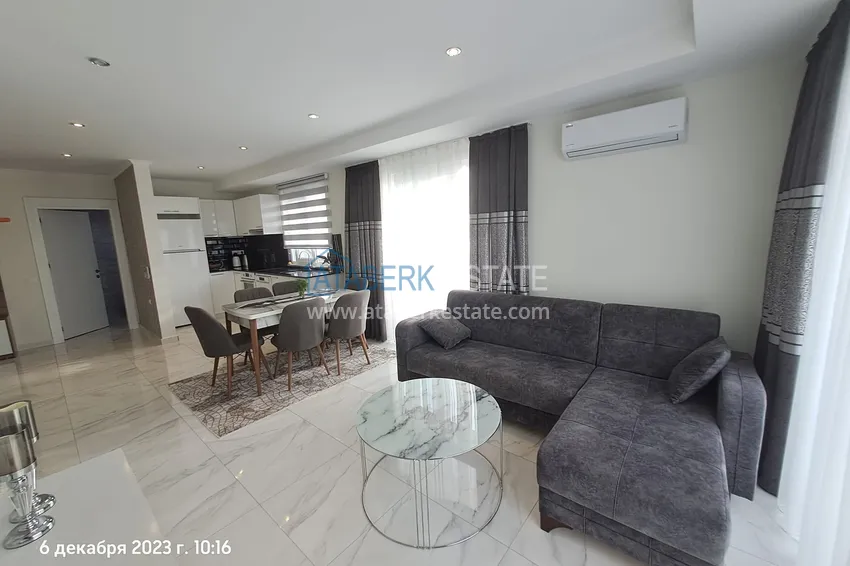 Purchase 2+1 reverse duplex with sea and mountain views in an ultra-luxury complex with a private beach, Kestel district — Alanya 2