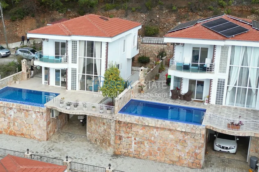 Real estate for residence permit. Villa in Alanya with furniture and stunning views 2 