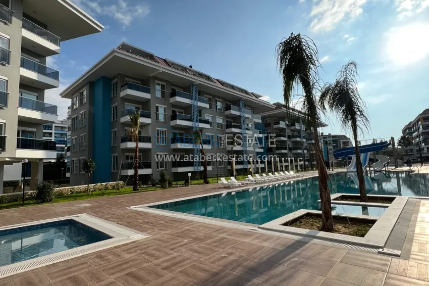 Combined furnished apartment with 3 bedrooms — Alanya, Kestel district 1 