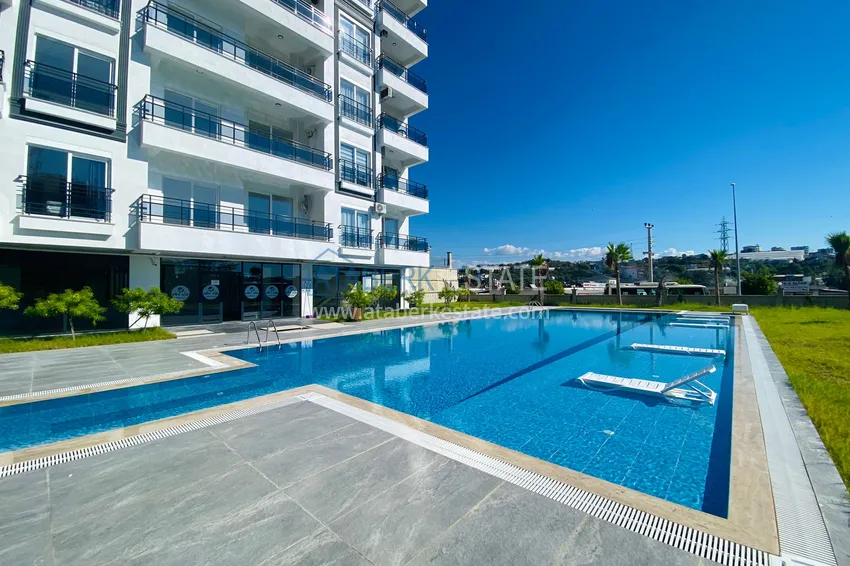 Apartment for rent with access to the garden in Alanya, Avsallar district No. 11 3 
