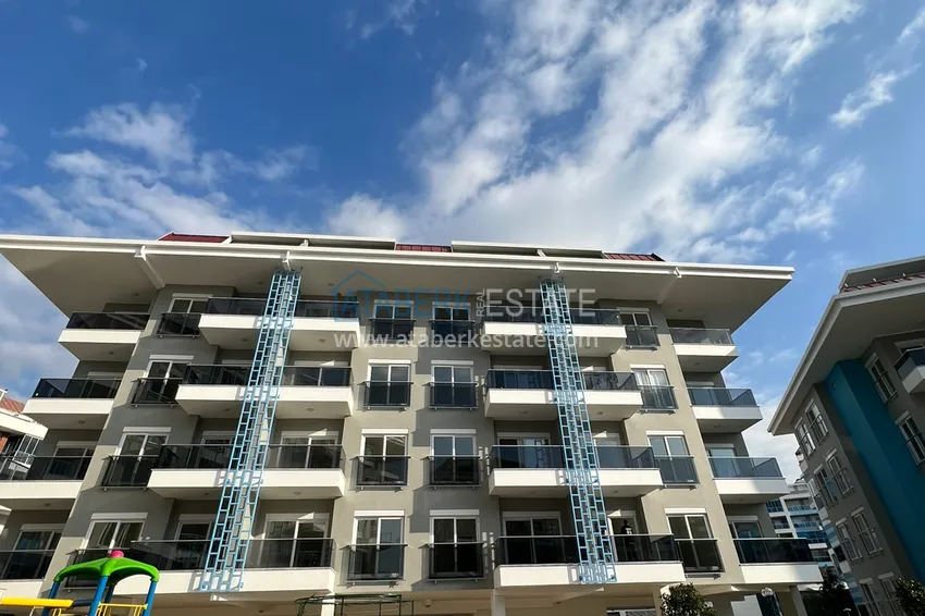 2+1 reverse duplex with sea and mountain views in an ultra-luxury complex with a private beach, Kestel district — Alanya 3