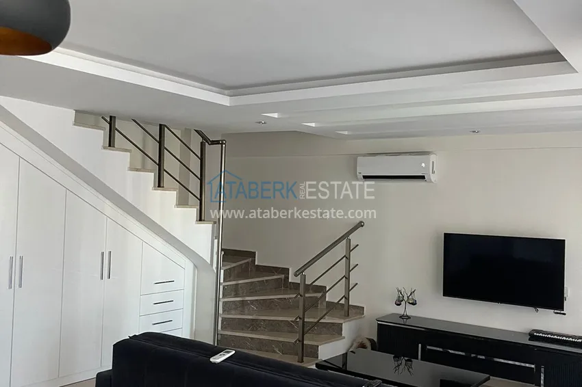 Purchase  Duplex 2+1 with furniture and glazed balcony, Avsallar area - Alanya 3 