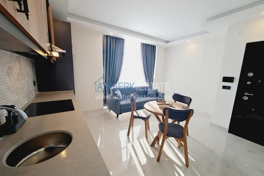 Purchase  Apartment 1+1 furnished with views of the sea and the historical fortress - the center of Alanya 4 