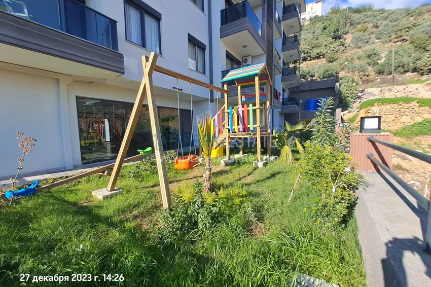 Apartment 1+1 furnished with views of the sea and the historical fortress - the center of Alanya 7 